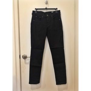 Rag & Bone Black Skinny Jeans 28” Mid-rise
